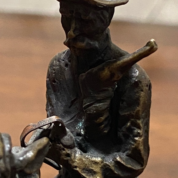 Trooper of the Plains by Frederic Remington Pure Bronze Collectible Sculpture - Picture 5 of 12